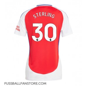 Arsenal Raheem Sterling #30 Replik Heimtrikot Damen 2024-25 Kurzarm